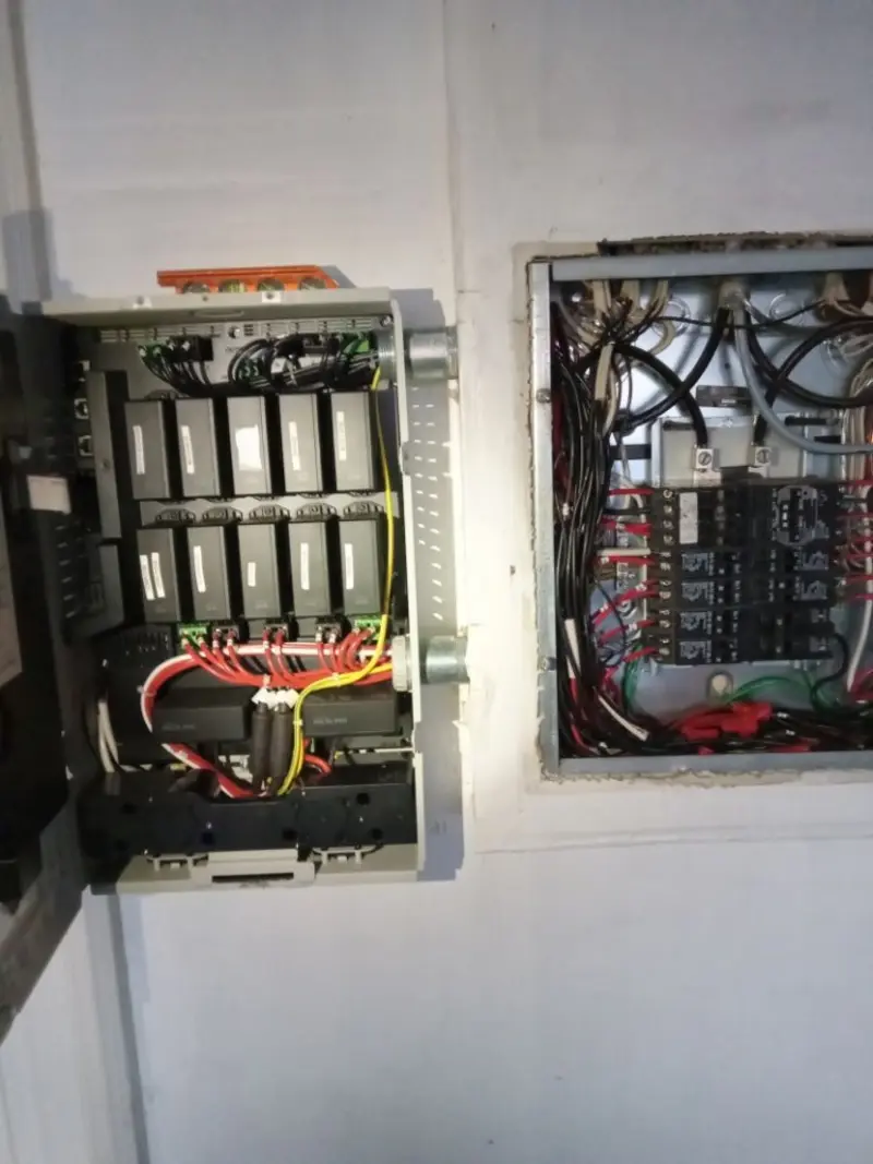 Electrical panel upgrade completed for Security Camera Wiring in Morris Plains